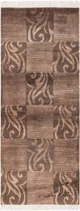 Tapis de passage Darya DCCCXCVIII Marron - Textile - 79 x 1 x 198 cm