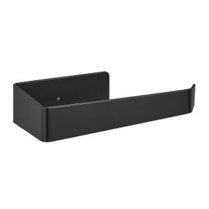 Lot de 2 porte-rouleau papier toilette Noir - Métal - 16 x 4 x 8 cm