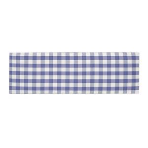 Kopfteil Stoff Vichy Blau 145x52cm Blau