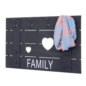 Wandgarderobe C89 Family Shabby-Look Grau