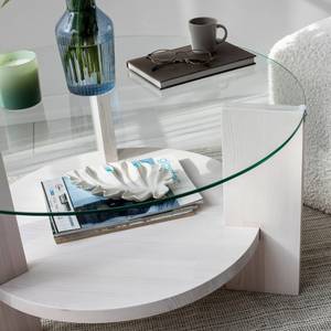 Table basse Alnitak Blanc crème