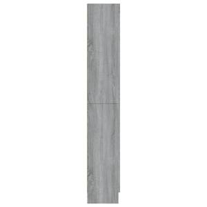 Vitrinenschrank 3005130-2 Eiche Grau Dekor - Höhe: 186 cm