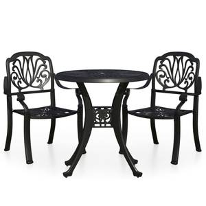 Bistro-Set-k425 ( 3-tlg ) Schwarz