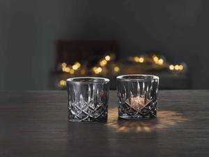 Teelichthalter Noblesse Votives 2er Set Grau