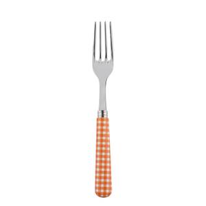 Fourchette de table, Vichy Orange