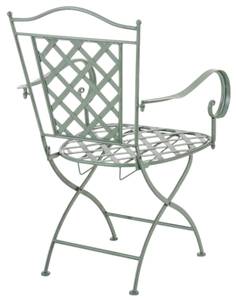 Chaises de jardin Adara Lot de 2 Vert