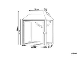 Lanterne KASOS Métal - 26 x 33 x 17 cm