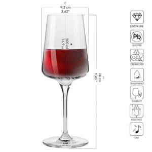 Krosno Infinity Verres à vin rouge Verre - 10 x 24 x 10 cm