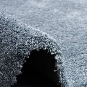 Luxus Hochflor Shaggy Teppich Dream Rund Blau - 200 x 200 cm