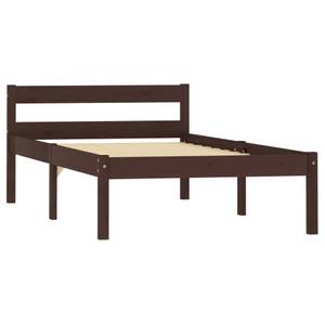 Cadre de lit 298585-2 Marron foncé - 106 x 50 cm