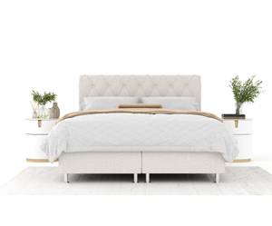 Boxspringbett Otus Beige - Breite: 140 cm