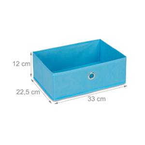 Kinderregal mit 2 Boxen & 3 Hängefächern Grau - Hellblau - Weiß