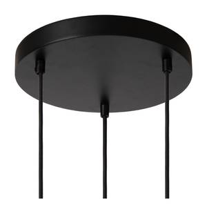 Pendelleuchte FILOX Noir - Métal - Matière plastique - Bois massif - 45 x 198 x 45 cm