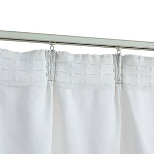 Rideau(lot de 2) 299470 Blanc - Hauteur : 225 cm