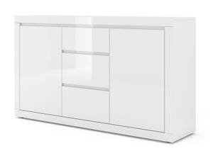 Kommode BELLO BIANCO 150x40x89 Weiß - Holzwerkstoff - Kunststoff - 150 x 89 x 40 cm