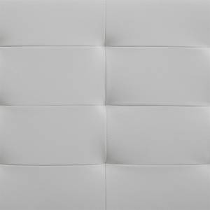 Polsterbett BRIGHTON Weiß - Kunststoff - 128 x 86 x 215 cm