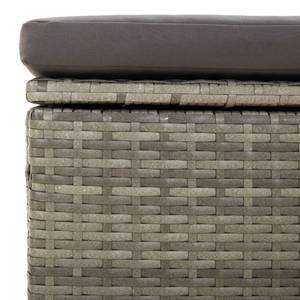 Garten-Lounge-Set 318675 (3-teilig) Grau - Metall - Polyrattan - 57 x 56 x 57 cm