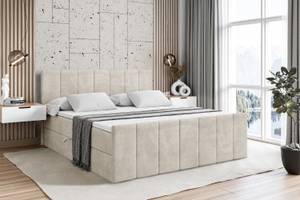 Boxspringbett MOETI-Z Beige - Breite: 180 cm - H3