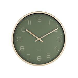 Horloge murale Gold Elegance Vert