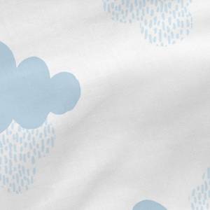 Clouds Drap-housse Bleu - Textile - 4 x 90 x 200 cm