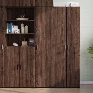 Highboard DE2577 Braun - Holzwerkstoff - 43 x 185 x 40 cm