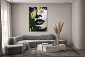 Image Canvas VISAGE De Femme Abstraction 40 x 60 x 60 cm