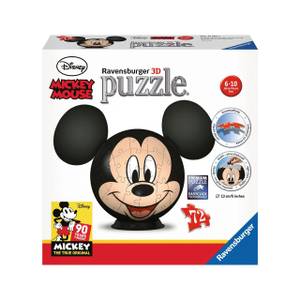 3DPuzzle Mickey 72 Teile Kunststoff - 22 x 7 x 22 cm