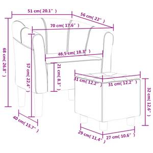 Clubsessel 3030664-2 Dunkelgrau