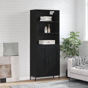 Highboard DE3095 Schwarz - Holzwerkstoff - 34 x 180 x 70 cm