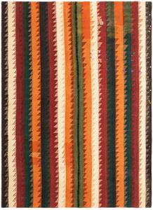 Tapis Jajim CXVII Orange - Textile - 123 x 1 x 172 cm