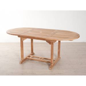 table de jardin en teck 4/6 personnes Marron - Bois massif - Bois/Imitation - 90 x 75 x 120 cm