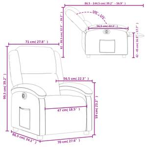 elektrischer Relaxsessel 3032268-4 Creme