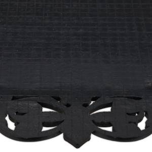 Fußmatte aus Gummi & Kokos Beige - Schwarz - Naturfaser - Kunststoff - 75 x 2 x 45 cm