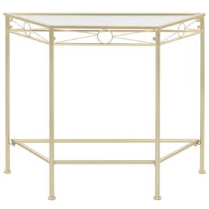 Beistelltisch D968 Gold - Metall - 34 x 73 x 87 cm