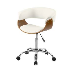 Chaise de bureau Basile Blanc