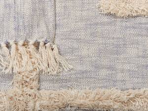 Couverture HOSPET Beige - Gris - Fibres naturelles - 130 x 1 x 180 cm