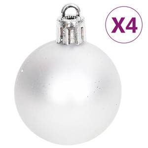 Weihnachtskugel-Set (70-teilig) 3028561 Silber - Weiß