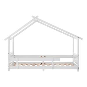 Hausbett M385-01 Weiß - Holzwerkstoff - 170 x 160 x 207 cm