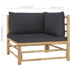 Garten-Lounge-Set (7-teilig) 3009675-20 Dunkelgrau