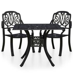 Bistro-Set-k61 ( 3-tlg ) Schwarz