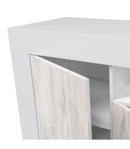 Buffet Baltik Blanc - Bois manufacturé - Matière plastique - 42 x 87 x 144 cm