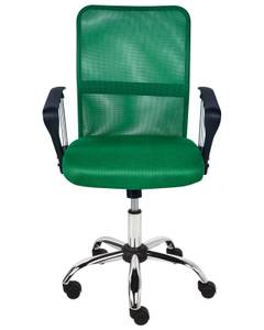 Chaise de bureau BEST Noir - Vert - Argenté