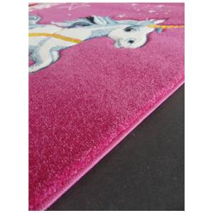 Tapis enfant CHATOLI ⌀100 rose 100 x 100 cm