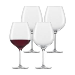 Burgunder Rotweinglas For you 4er Set Glas - 1 x 1 x 1 cm
