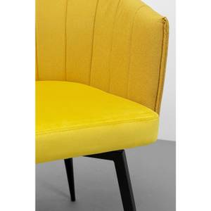 Chaise à accoudoirs pivotante Merida Jaune