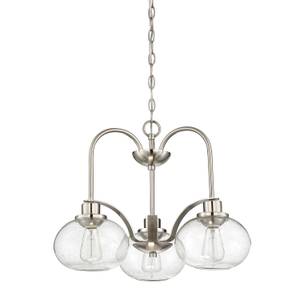 Lampe à suspension FELI Argenté - Verre - Métal - 56 x 179 x 56 cm