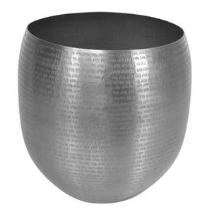 Blumentopf Castellon 4er Set Silber / Grau - Silbergrau - 42 x 43 x 42 cm