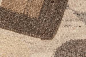 Kelim Modern - 200x140cm Beige - Naturfaser - 140 x 1 x 200 cm