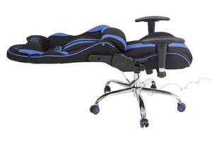 Chaise de bureau Limit XM Noir - Bleu