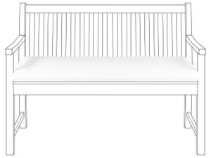 Auflagen VIVARA Cremeweiß - Weiß - 112 x 54 cm